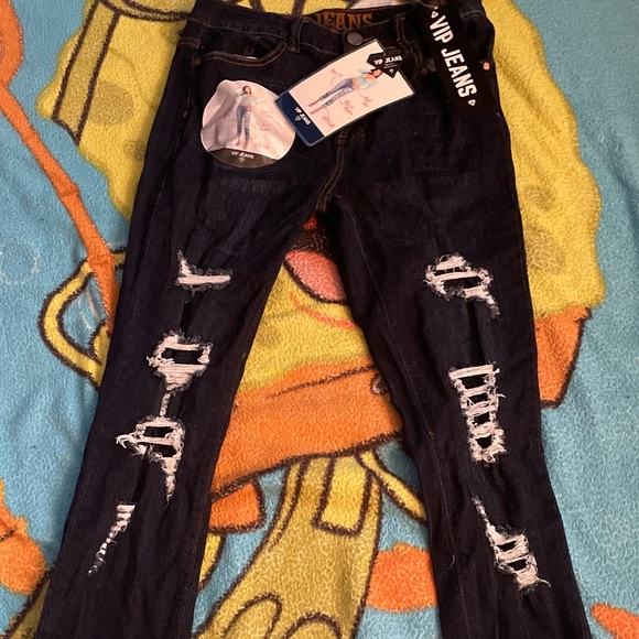 Denim Ripped Jeans - Picture 1 of 3